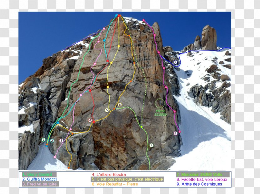 Cosmiques Hut Aiguille Du Midi Vallée Blanche Climbing Compagnie Mont Blanc - Mountain Cabin Transparent PNG