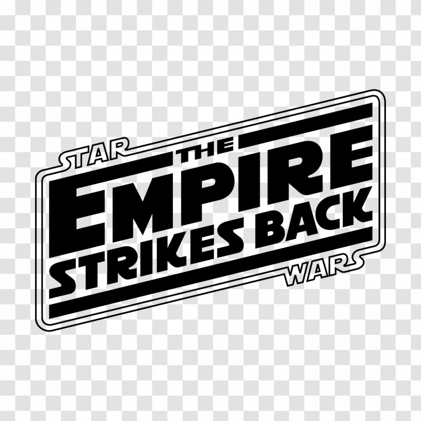 Logo Star Wars Silhouette - Text Transparent PNG