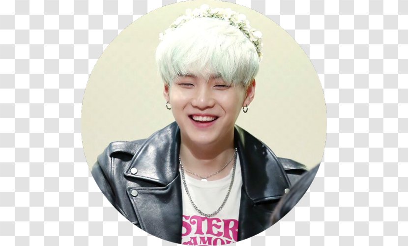 Suga BTS RUN Hair Coloring Blond - Naver - Bulletproof Boy Scouts Transparent PNG