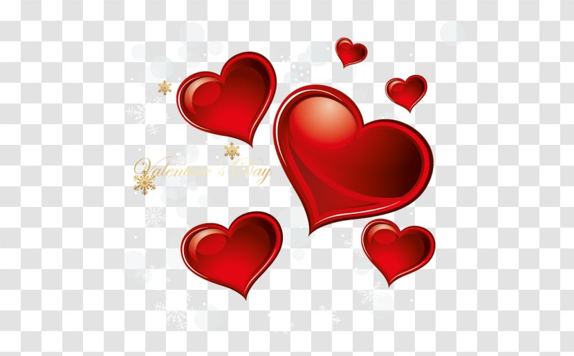 Valentine's Day Heart Clip Art - Ornament - Festive Red Hearts Transparent PNG