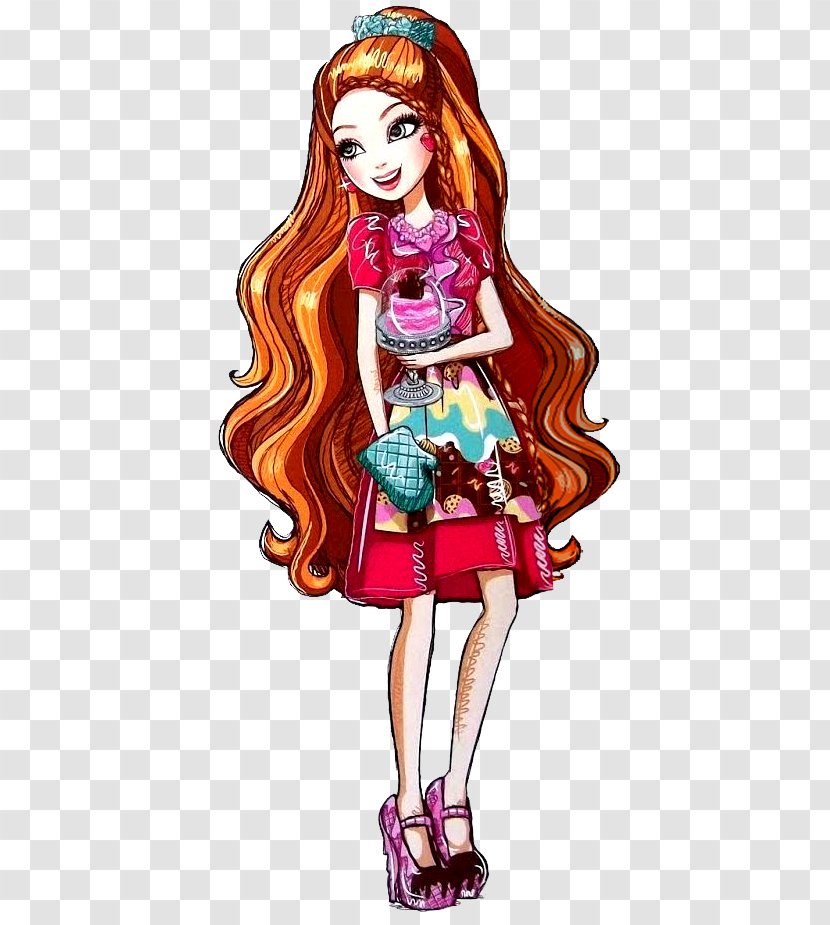 Mattel Ever After High Holly O'Hair And Poppy Rapunzel Lagoona Blue Monster - Watercolor - Flower Transparent PNG