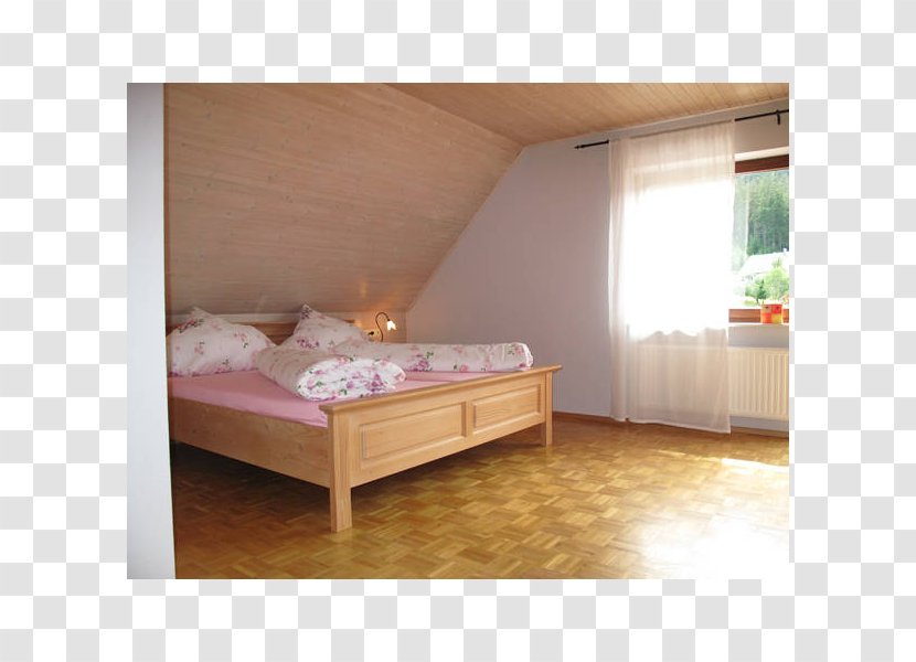 Bed Frame Bedroom Wood Flooring Laminate - Mattress Transparent PNG
