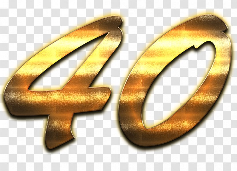 Clip Art - Symbol - Number 40 Transparent PNG