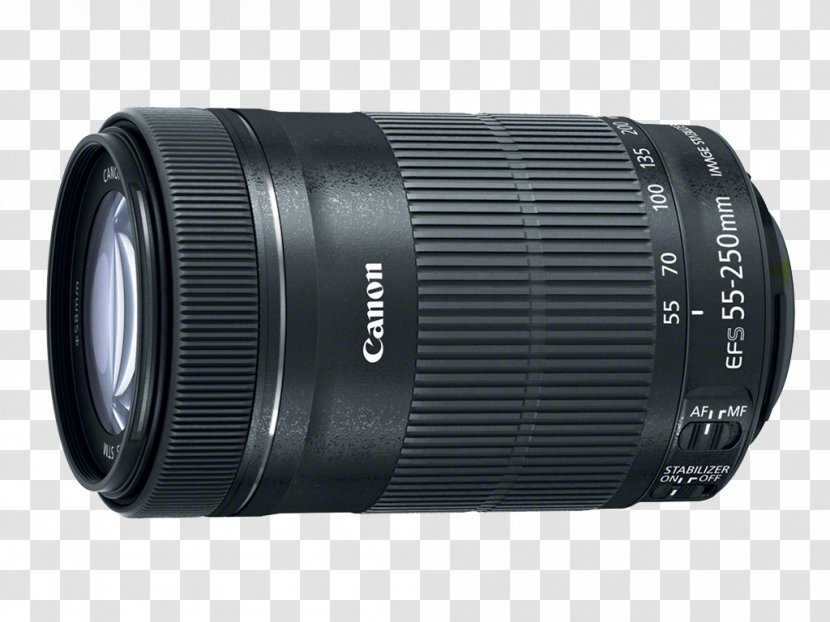 Canon EF Lens Mount EF-S EOS 55–250mm Camera - Prime Transparent PNG