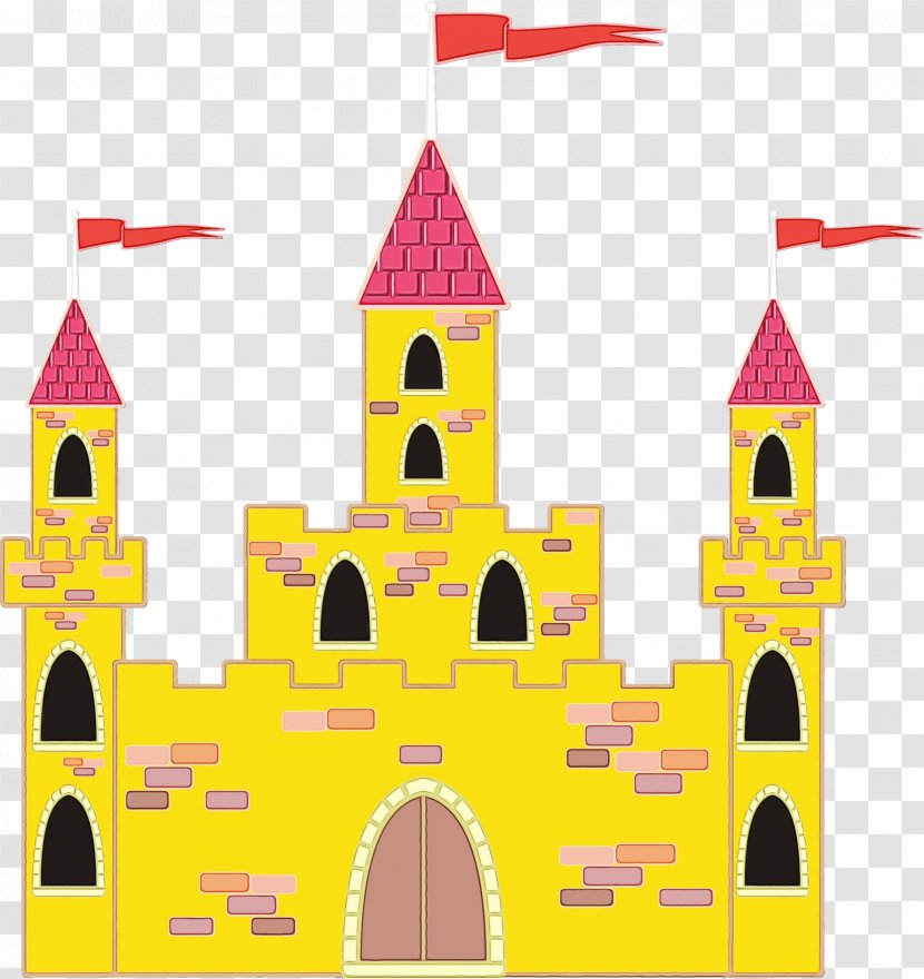 Cartoon Castle - Fortification - Facade Steeple Transparent PNG