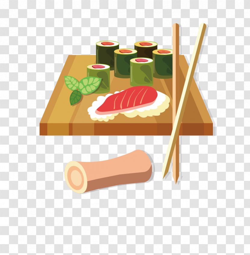 Sushi Japanese Cuisine Sashimi Makizushi - Sushi, Chinese Transparent PNG