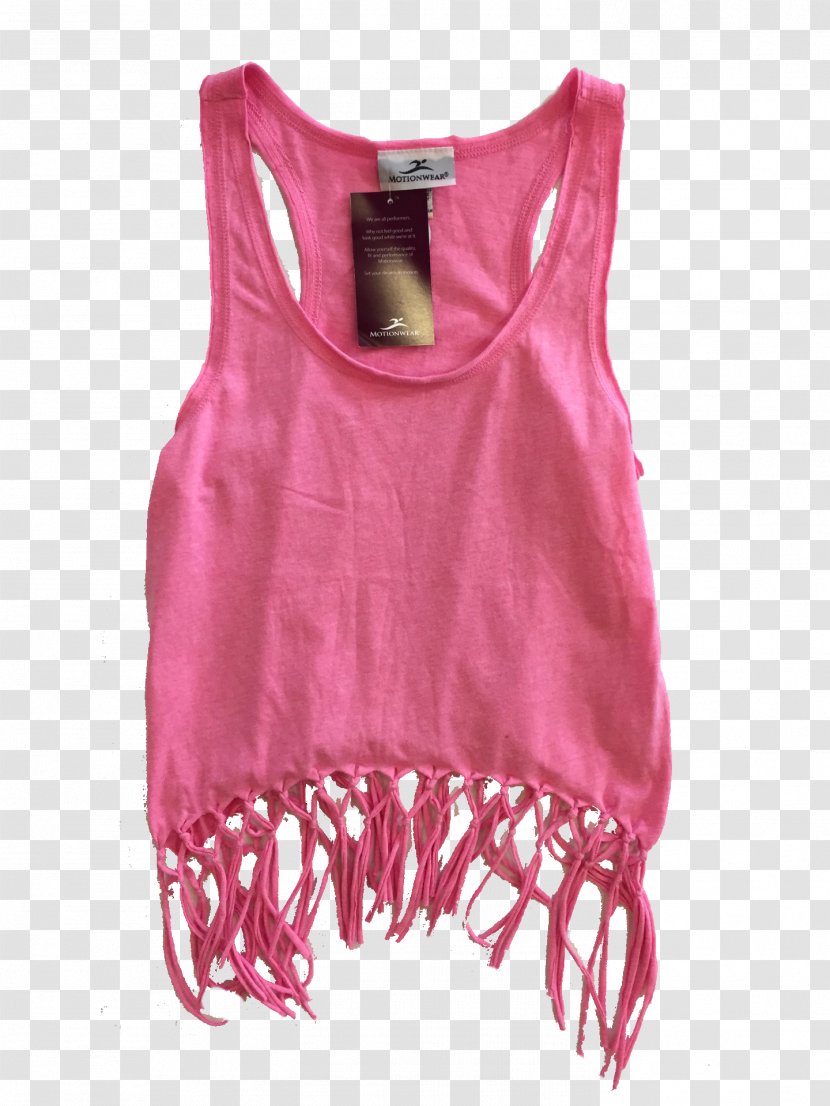 Dress Clothing Sleeveless Shirt Gilets Magenta - Fringe Transparent PNG