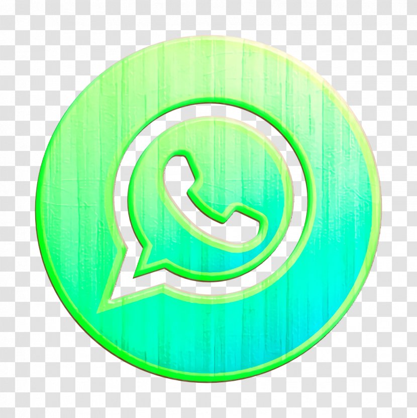 Circle Icon Gradient Whatsapp Sign Symbol Transparent Png