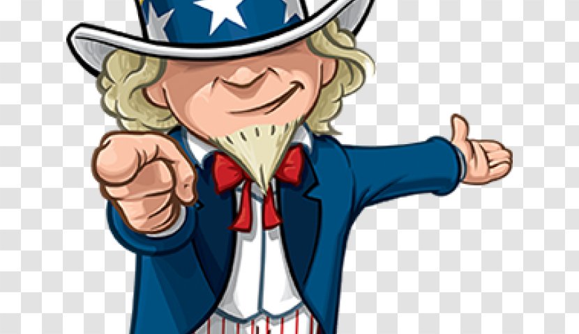 Uncle Sam Cartoon - Finger - Style Thumb Transparent PNG