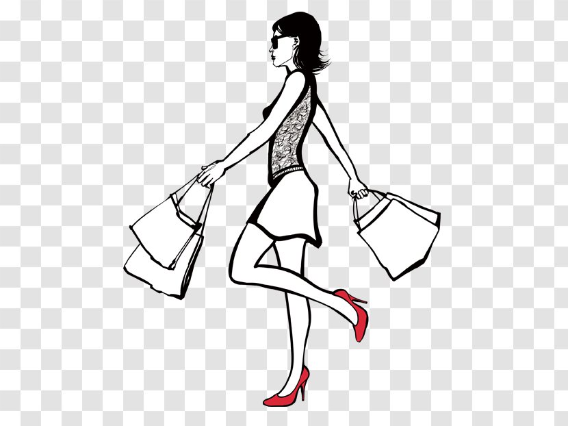 Shopping Centre Designer - Silhouette - Woman Transparent PNG