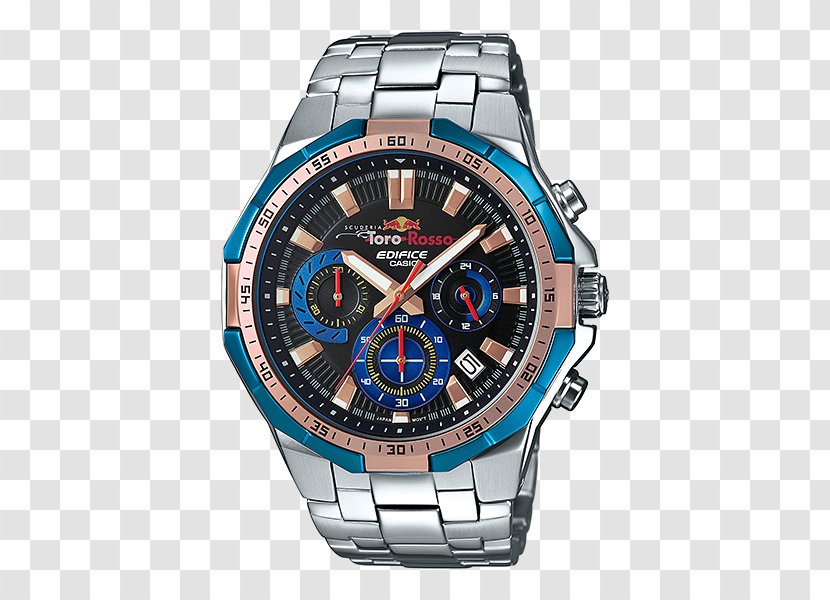 Scuderia Toro Rosso Casio Edifice Watch Chronograph - Stopwatch Transparent PNG