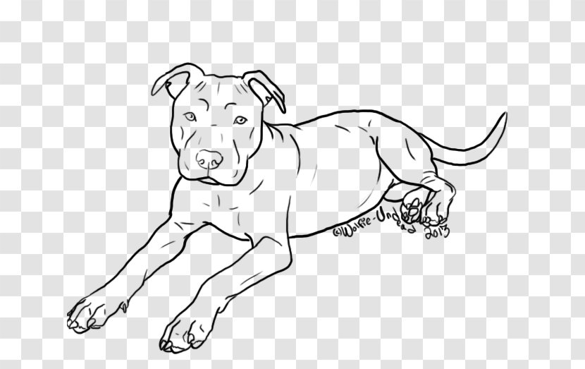 Dog Breed Puppy American Pit Bull Terrier - Drawing - Staffordshire Transparent PNG