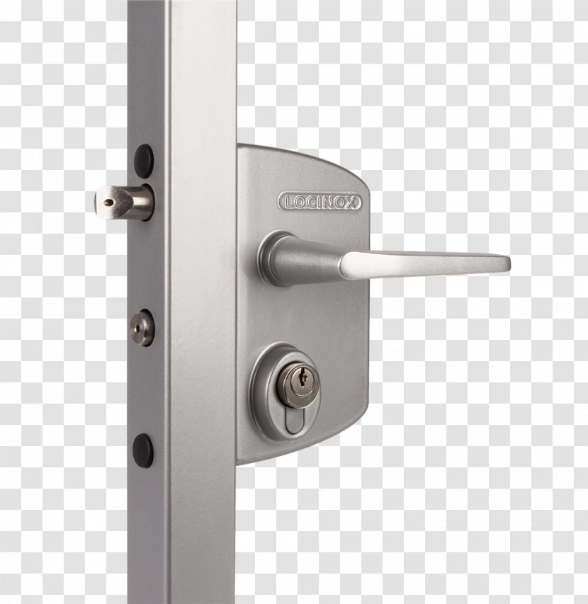 Electronic Lock Mechanism Steel Aluminium - Stainless - Gate Transparent PNG
