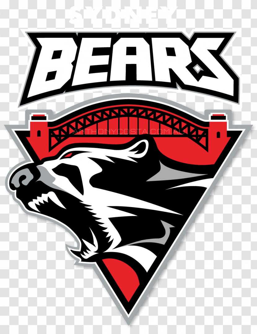 Sydney Bears Australian Ice Hockey League Logo Sport - Sports Association Transparent PNG