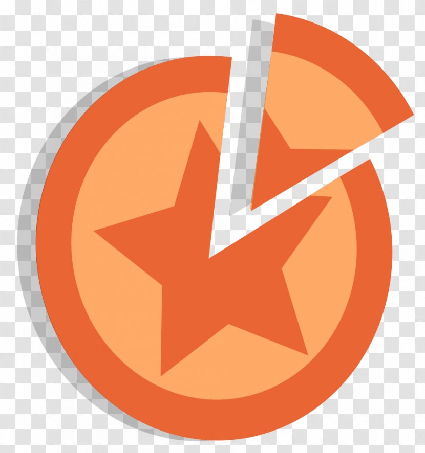 Logo Brand Line Font - Orange Transparent PNG