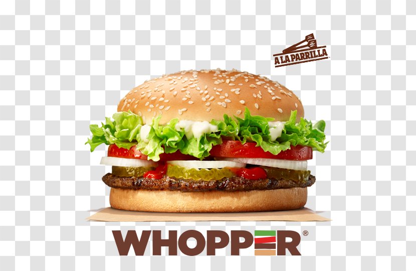 Whopper Burger King Hamburger Chicken Sandwich Transparent PNG