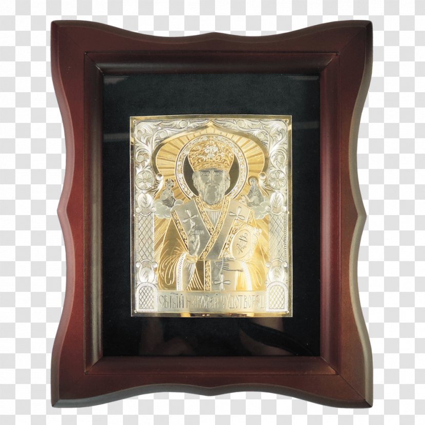 Silver Saint Icon Case Great Martyr Transparent PNG