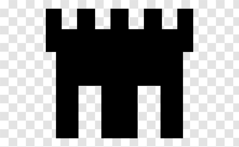 Fortification Logo Building - Symbol - Castle Black Transparent PNG