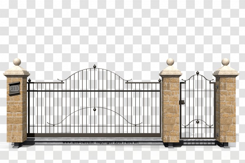 Fence Gate Wrought Iron Inferriata Transparent PNG