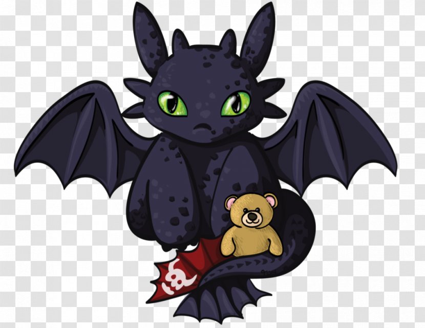 Toothless Dragon Drawing - Fictional Character Transparent PNG