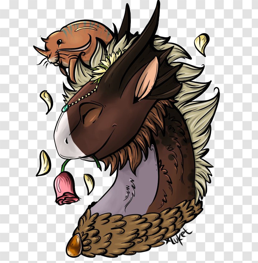 Carnivora Horse Cartoon Fauna - Mythical Creature Transparent PNG