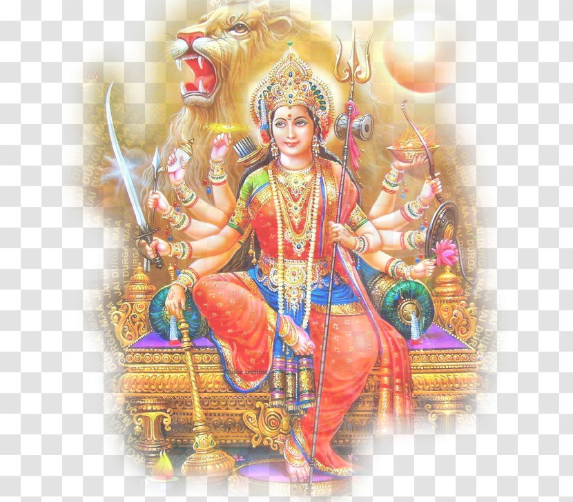 Krishna Durga Puja Devi Mahatmya Transparent PNG