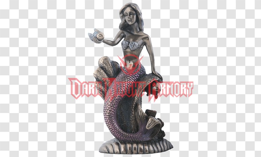 Figurine Statue Under The Sea Rock Starfish Mermaid - Coral Reef Transparent PNG