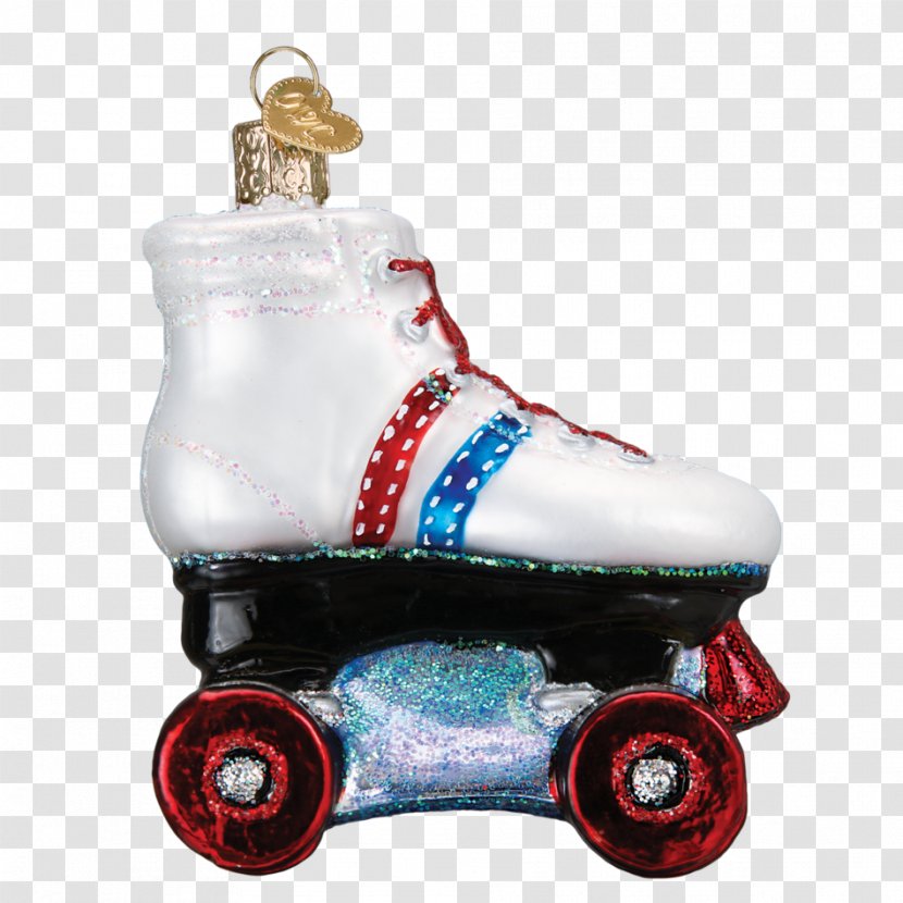 Quad Skates Christmas Ornament In-Line Shoe - Sports Equipment Transparent PNG