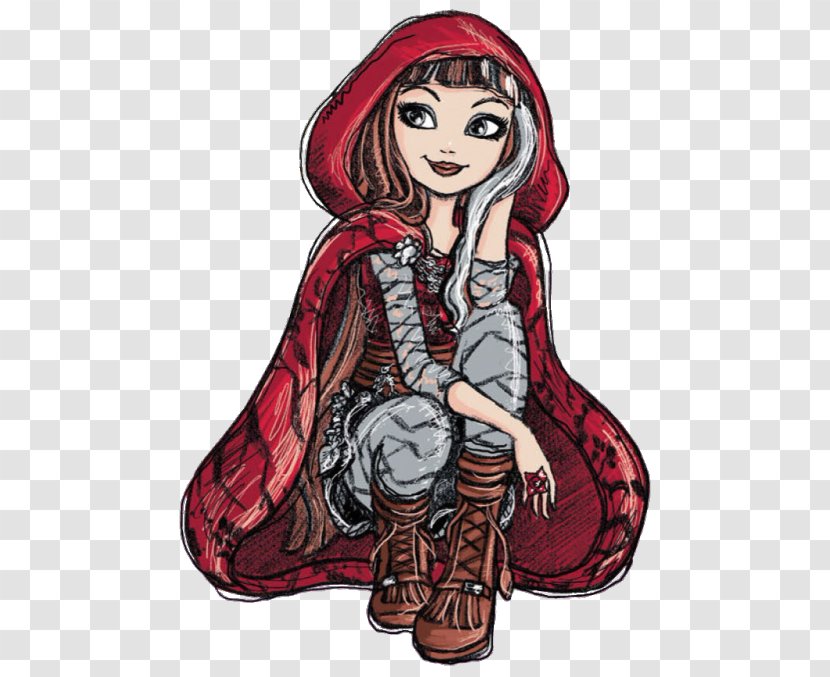 Little Red Riding Hood Ever After High Doll Drawing Monster - Flower Transparent PNG