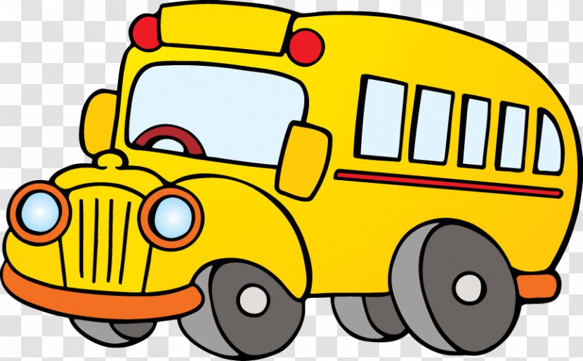 School Bus Animation Clip Art - Driver Transparent PNG