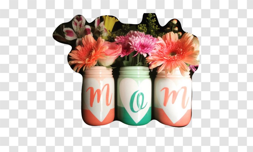 Mason Jar Vase Mother's Day Gift - Floristry Transparent PNG