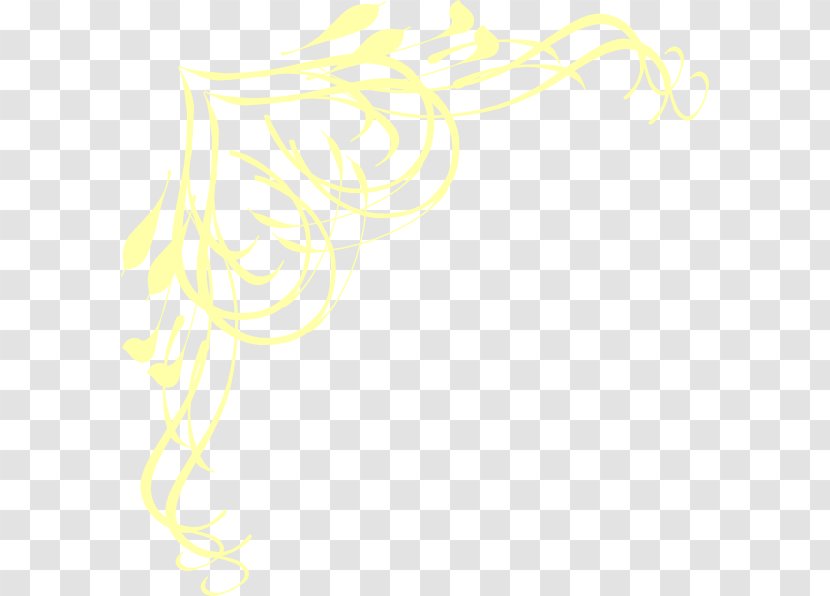 Desktop Wallpaper Line Clip Art - Yellow Transparent PNG