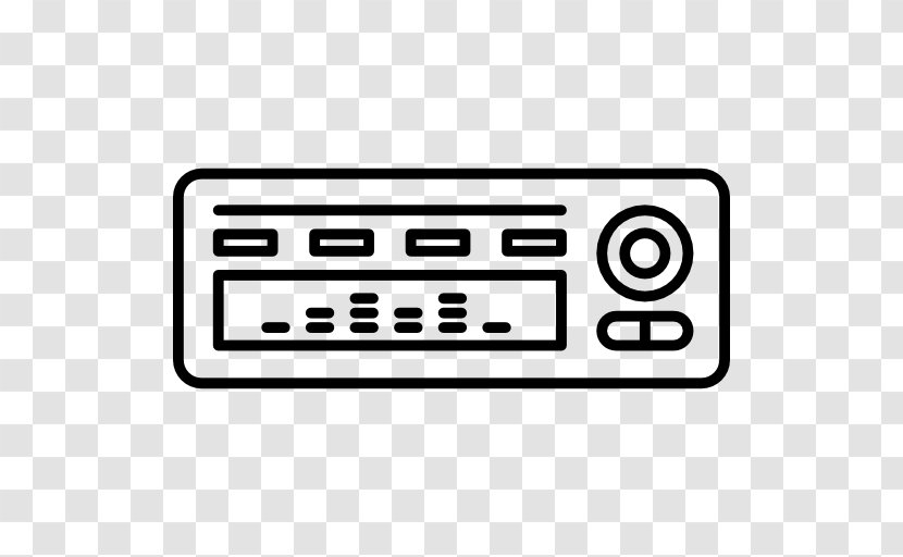 Car Vehicle Audio Radio Station - Cartoon Transparent PNG