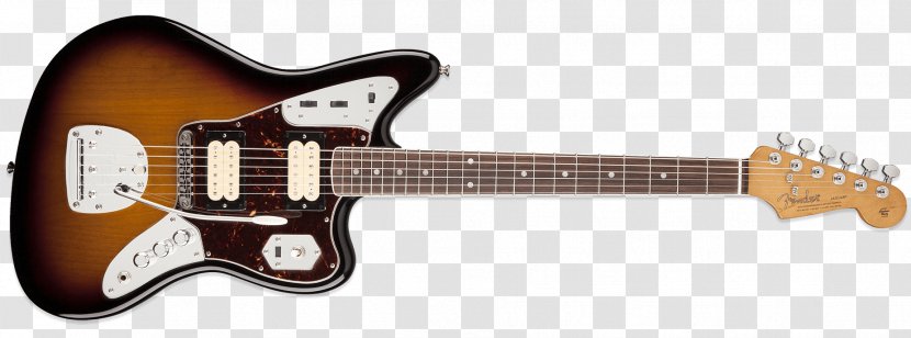 Fender Jaguar Musical Instruments Corporation Kurt Cobain NOS Electric Guitar Sunburst - Solid Body Transparent PNG
