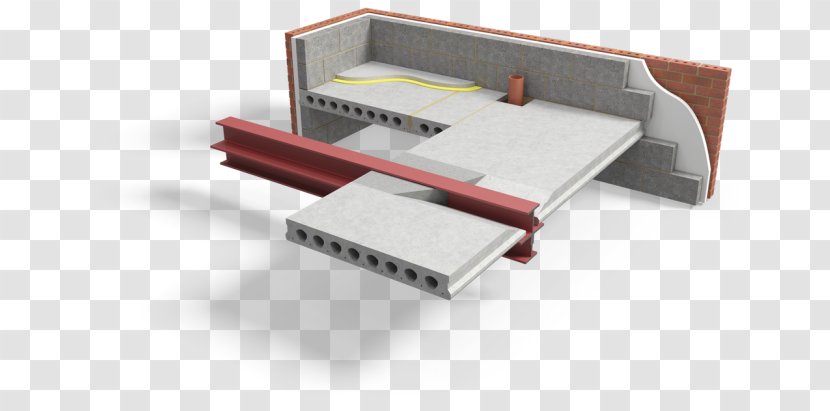 Hollow-core Slab Architectural Engineering Concrete Floor Shelf Angle - Table - Unit Construction Transparent PNG