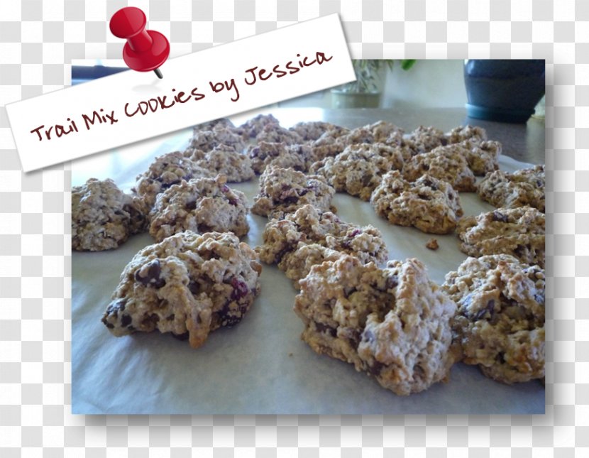 Oatmeal Raisin Cookies Vegetarian Cuisine Biscuits Baking - Biscuit - Trail Mix Transparent PNG