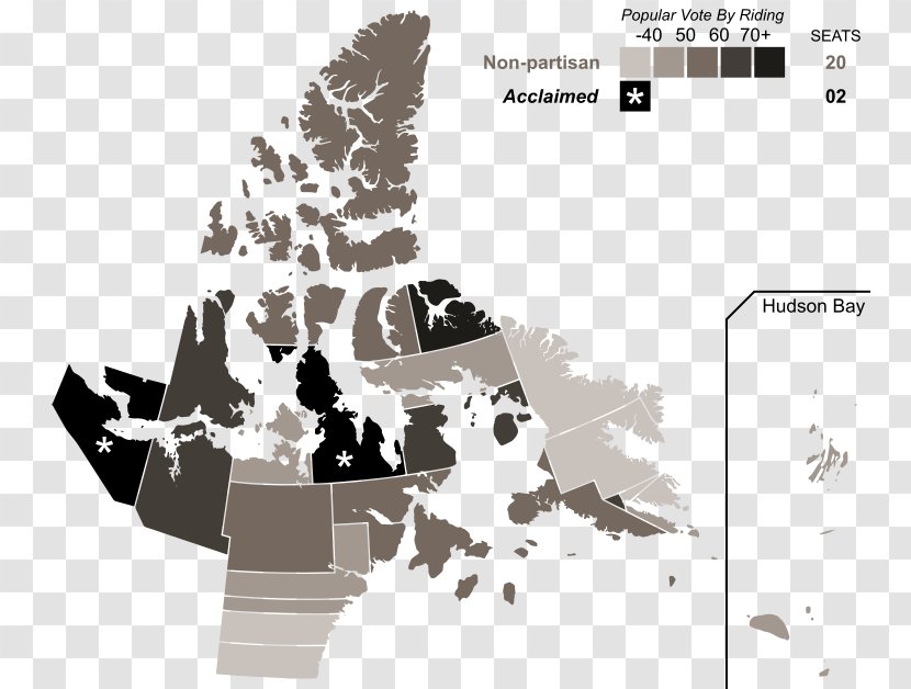 Nunavut Northwest Territories Provinces And Of Canada Map - Brand Transparent PNG