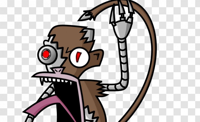 Evil Robot Monkey Ape Science Fiction Transparent PNG