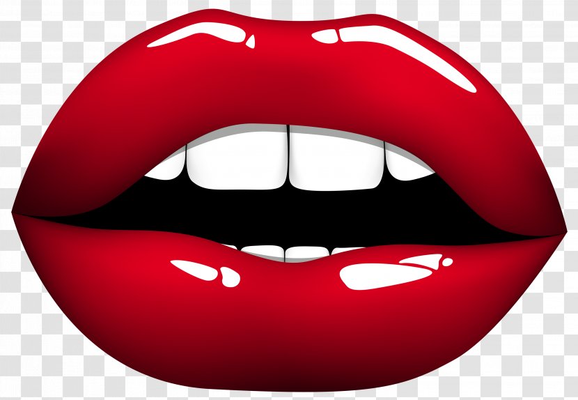 Lip Kiss Clip Art - Frame - Red Lipstick Cliparts Transparent PNG