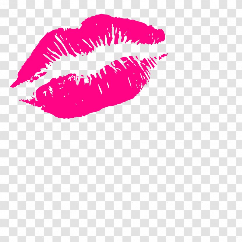 Wall Decal Lip Sticker Company - Label - Kiss Lips Transparent PNG