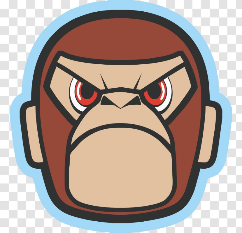 Sticker Monkey Gorilla Logo - Tail Transparent PNG