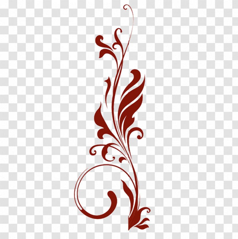Ornament Motif Royalty-free Illustration - Calligraphy - Curly Grass Patterns On Transparent PNG