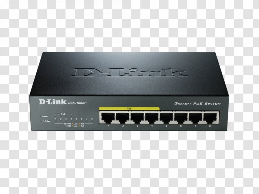 Network Switch Ethernet Hub Computer D-Link Router - Electronics - Electronic Component Transparent PNG