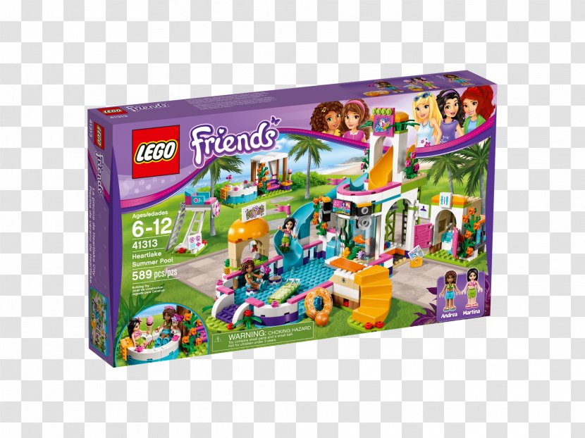 LEGO 41313 Friends Heartlake Summer Pool Amazon.com Toy - Swimming Transparent PNG