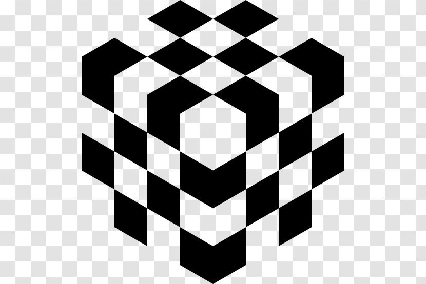 Chessboard Rubik's Cube Chess Piece - Threedimensional - Board Cliparts Transparent PNG