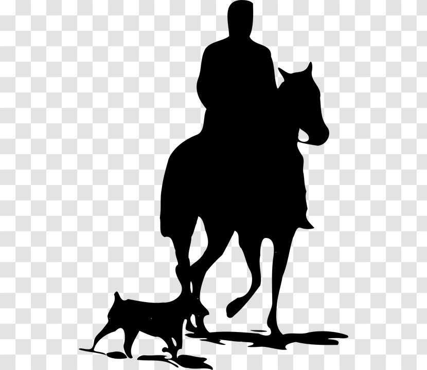 Horse Silhouette Clip Art - Farmer Transparent PNG