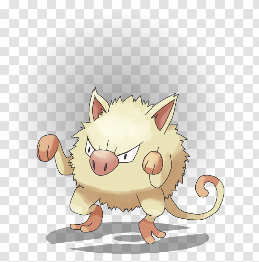 Pokémon FireRed And LeafGreen Yellow Crystal X Y Mankey - Primeape - Flee Transparent PNG