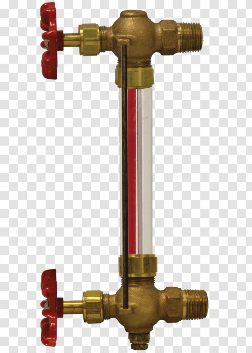 Sight Glass National Pipe Thread Valve Piping And Plumbing Fitting Gauge - Brass Transparent PNG
