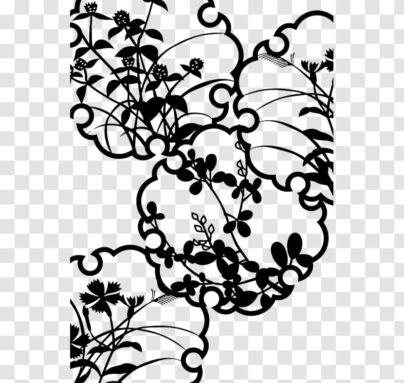 Pattern - No - Phragmites Freehand Floral Shading Transparent PNG