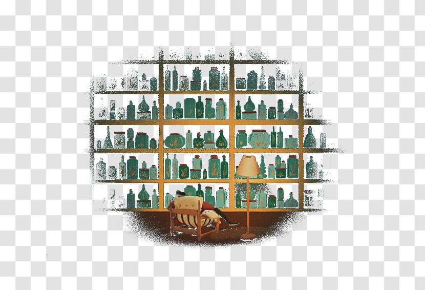 Shelf Euclidean Vector Clip Art - Bottle - Pattern Transparent PNG